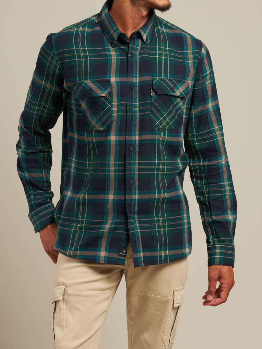 CAMISA PIER POLANCO - Verde Oscuro 