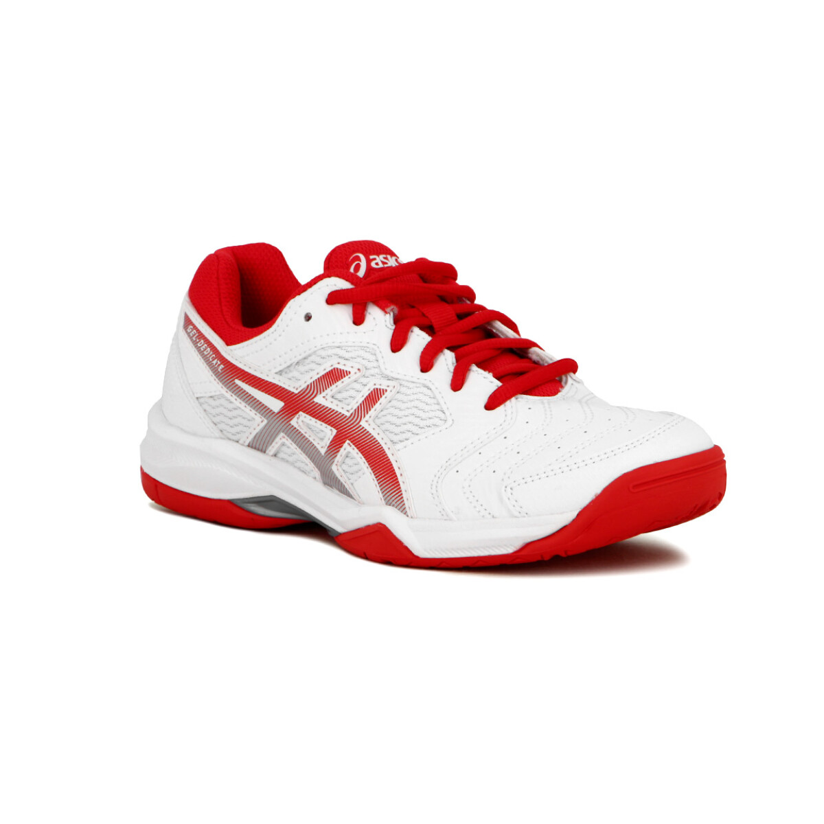 Asics Gel-dedicate 6 - White/fiery Red - Blanco-rojo Ferrari 
