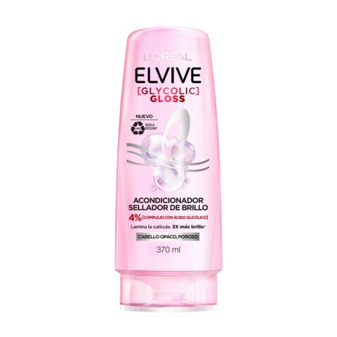 Acondicionador 370ml Glycolic Gloss Elvive Acondicionador 370ml Glycolic Gloss Elvive