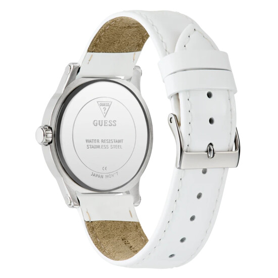 Reloj GUESS ANNETTE Cuero Blanco Esfera 36mm 0