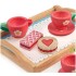 Juguete Set De Bandejas De Té Tender Leaf Madera Infantil Juguete Set De Bandejas De Té Tender Leaf Madera Infantil