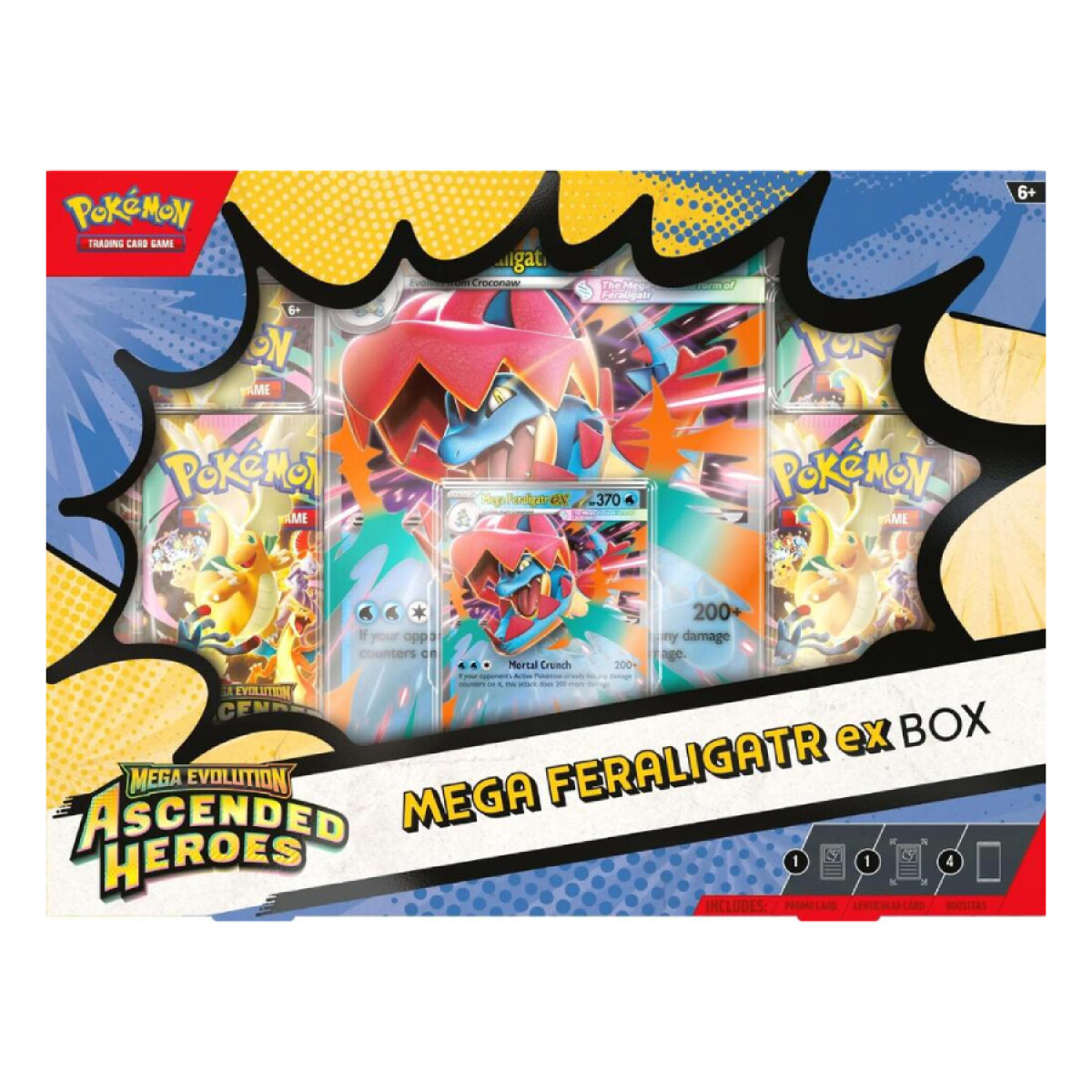 Pokemon - Mega Evolution - Ascended Heroes - Ex Box Case - Mega Feraligatr 