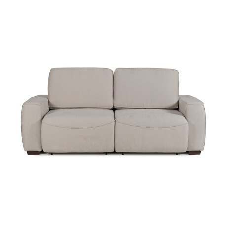 Sofá Adan (Retráctil) - Tela Microfibra - 2 módulos 9248 (Beige)