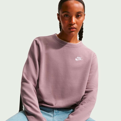 Remera Nike Sportswear Club Fleece de Mujer Morado