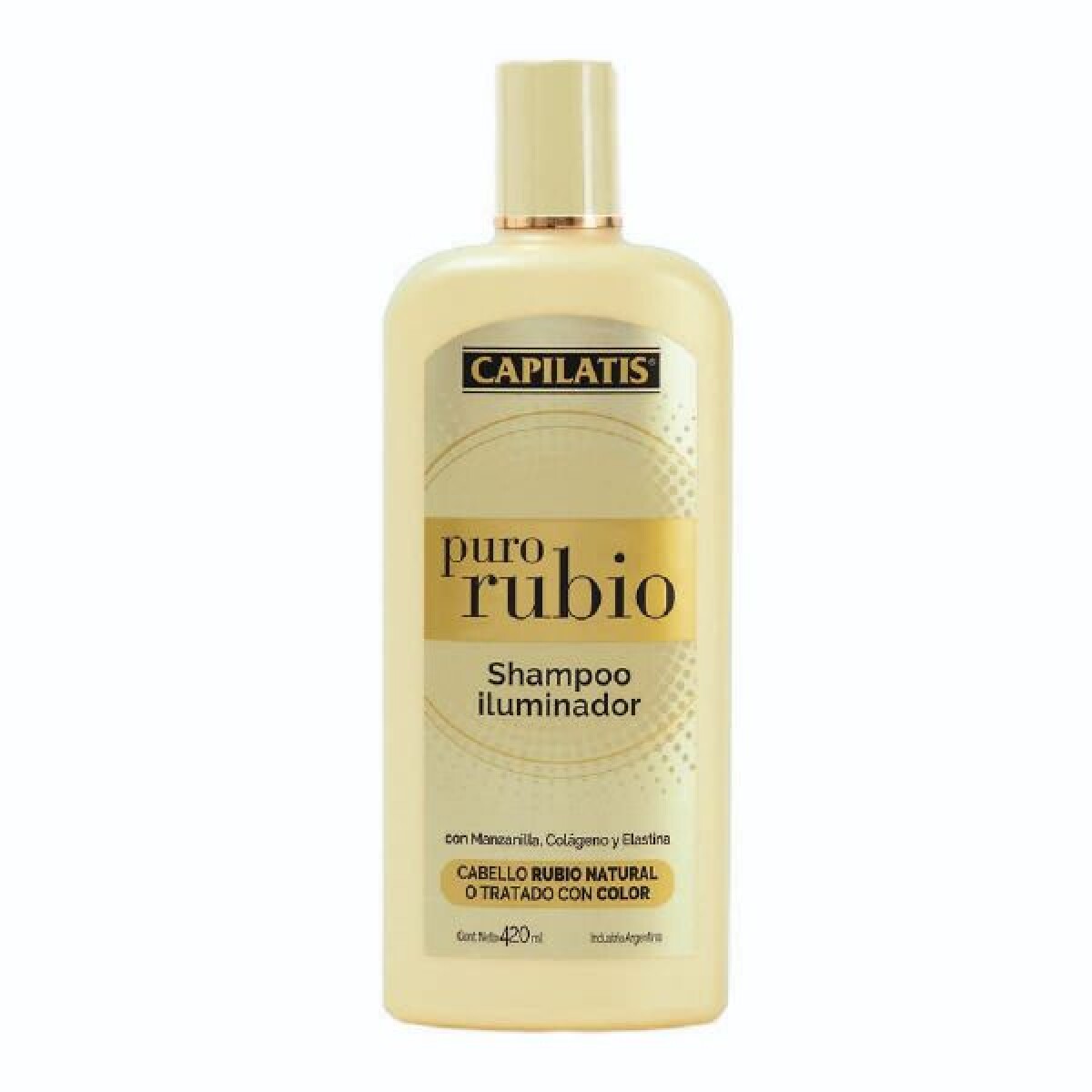 Shampoo Capilatis Puro Rubio Iluminador 410 ml 