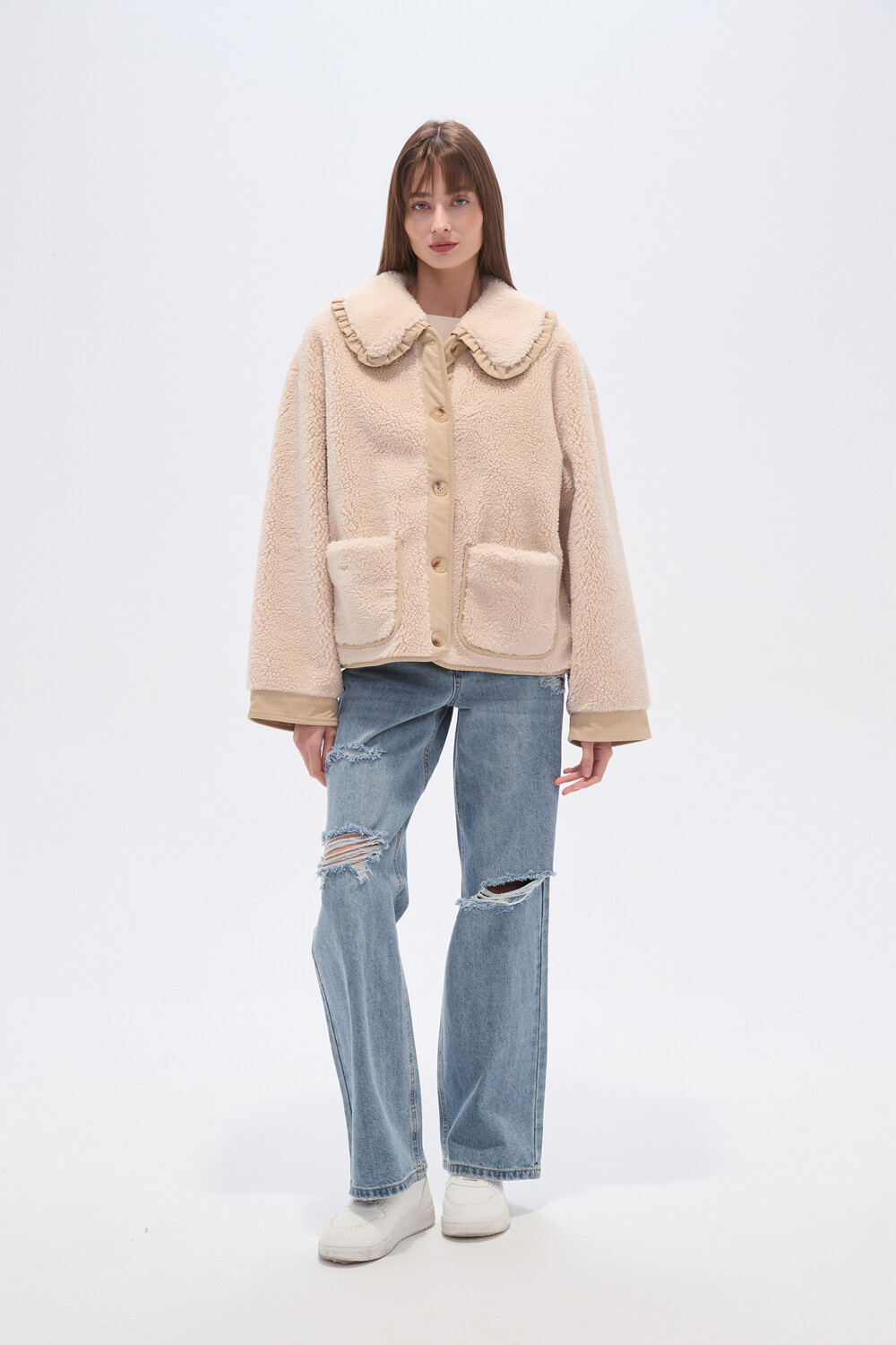 Chaqueta Aloni Crudo / Natural