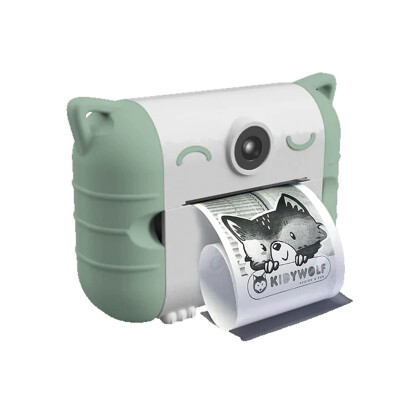 Cámara de Fotos con impresión térmica Kidyprint Kidywolf Verde