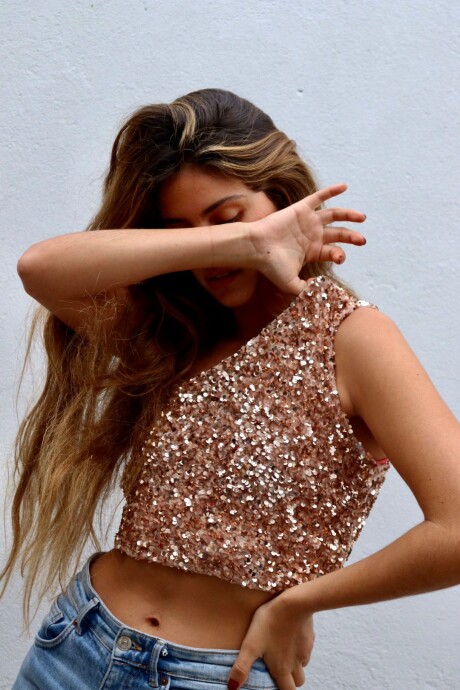 Top Bling Bling Rosado