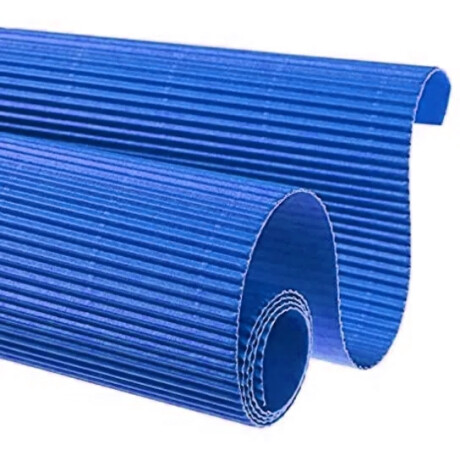 Carton Corrugado 50 cm x 70 cm Azul
