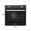 Horno empotrable eléctrico Petra HEEN 75L negro Horno Empotrable Eléctrico Petra Heen 75l Negro