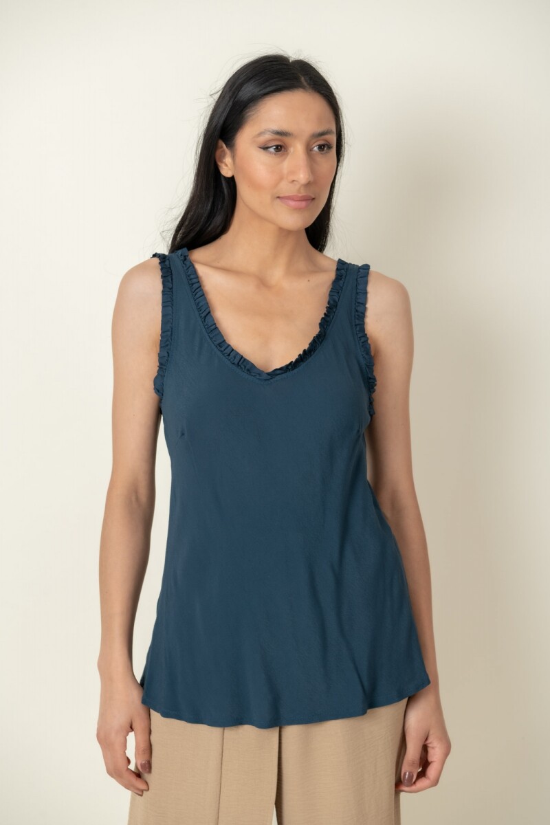 BLUSA GENTIANA - Petróleo 