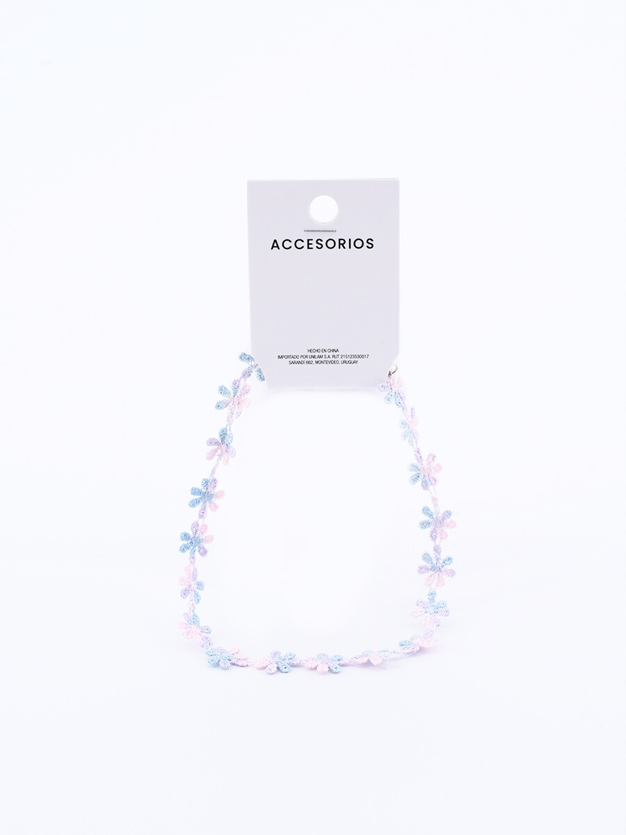 COLLAR FLORES - MULTICOLOR 