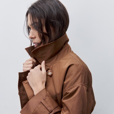 TRENCH ZUNO Chocolate