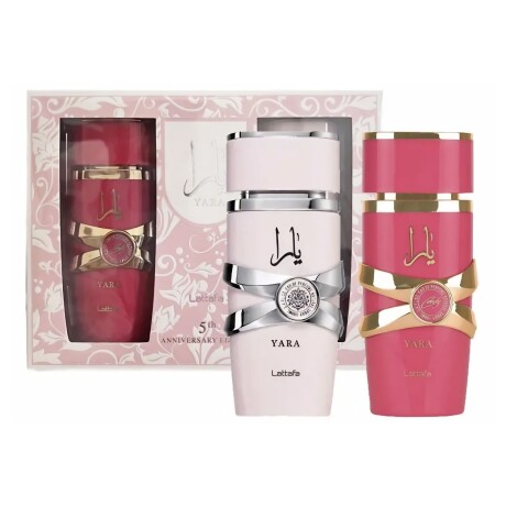 Set Lattafa Yara Candy 100Ml + Yara Eau de Parfum 100 Ml Set Lattafa Yara Candy 100Ml + Yara Eau de Parfum 100 Ml
