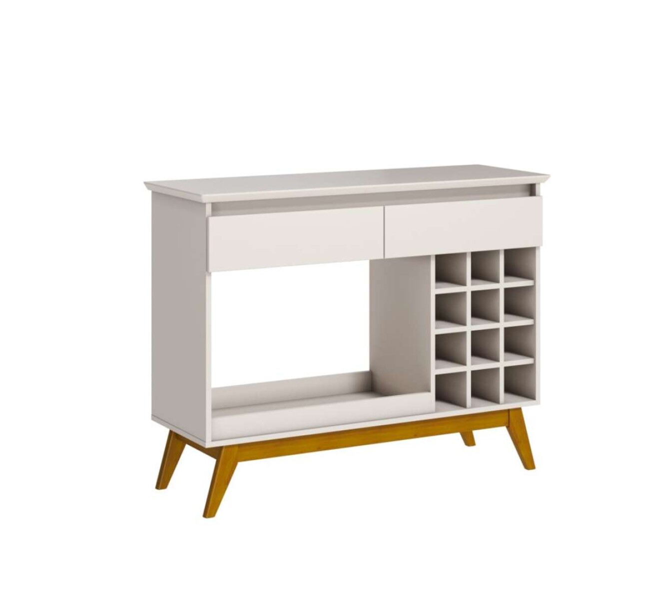 Aparador Classic AD 2 Cajones Li­nea Manhattan - Blanco 