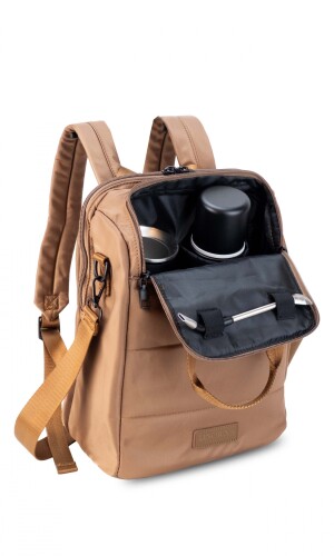 MATERA MOCHILA NORUEGA TELA CHOCOLATE