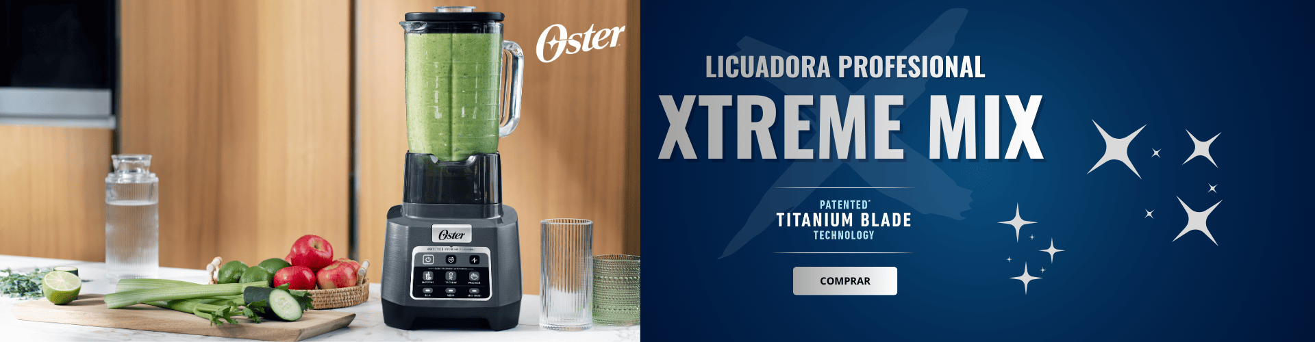 Licuadora Profesional Xtreme Mix con Tecnología Reversible