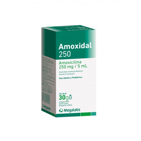 Amoxidal Suspensión 250mg 60ml Amoxidal Suspensión 250mg 60ml