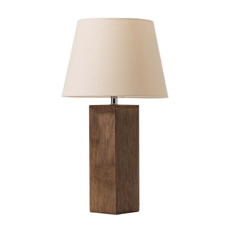 LAMPARA DE MESA MADERA MARRON WD4J