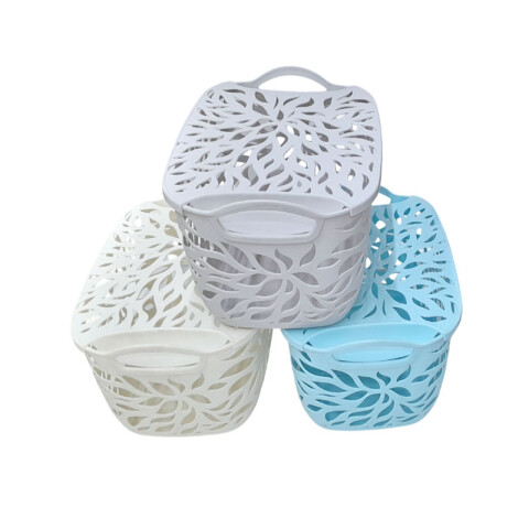 OUTLET Canasto organizador c/ tapa 29*22.5*14.5 cm Outlet Canasto Organizador C/ Tapa 29*22.5*14.5 Cm