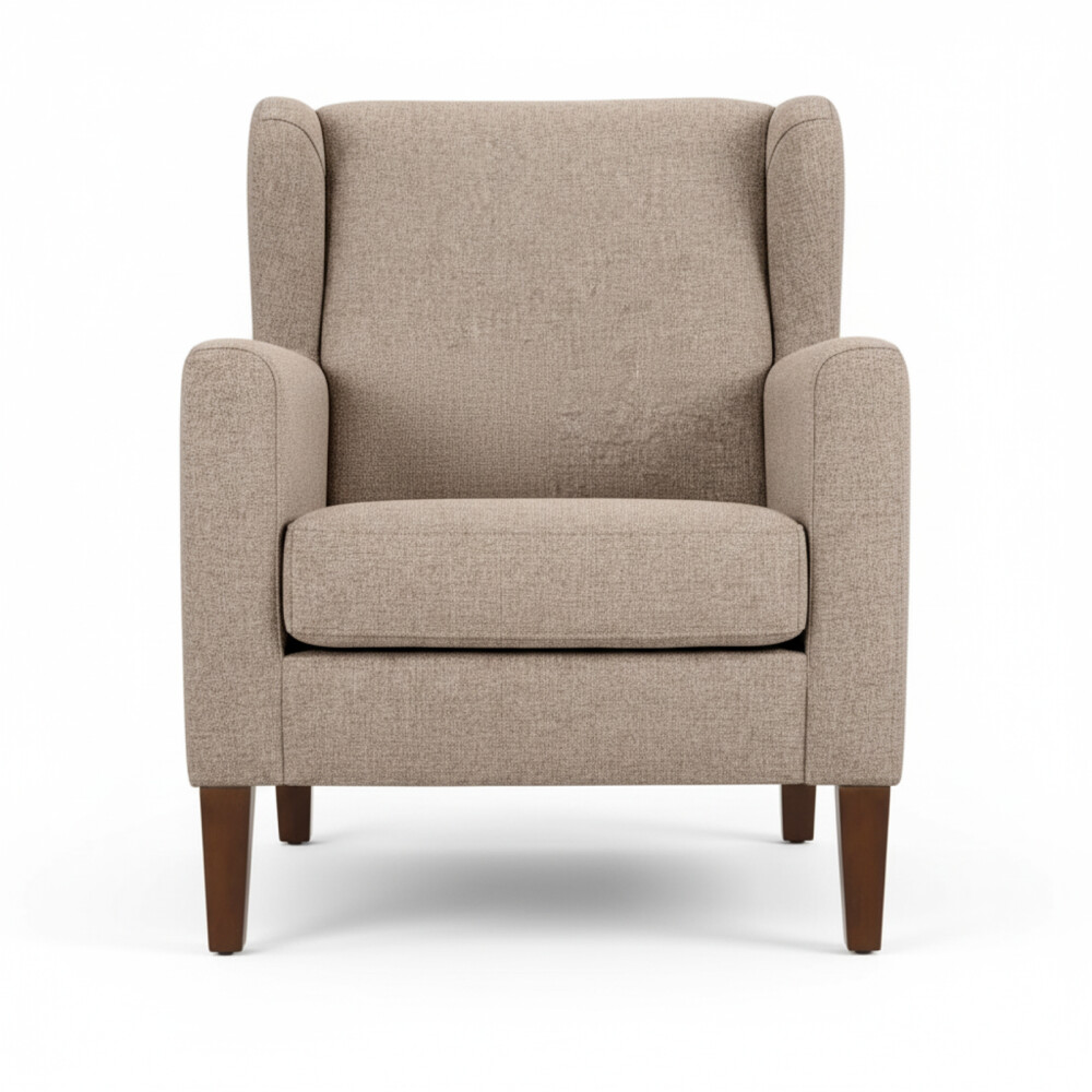 BUTACA MARRÓN TELA ARISTOCRATA