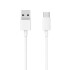 Cable Datos Usb A Tipo C Reforzado Plano Marvo Carga Rapida Variante Color Blanco