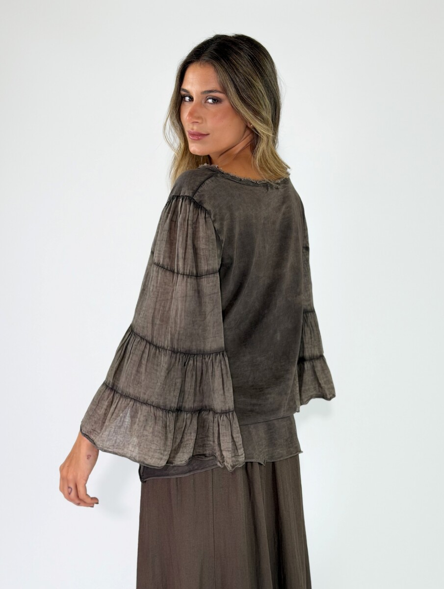 BLUSA CONDOTTI - MARRON 