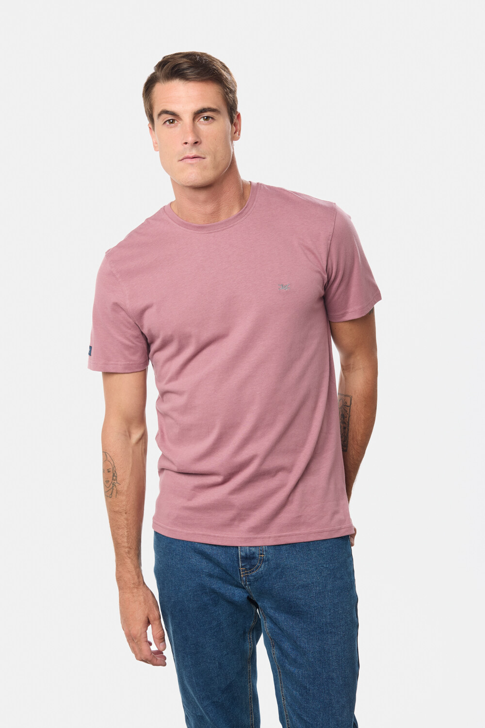 REMERA LISA DE ALGODÓN Rosado