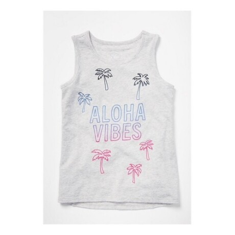 Musculosa para niña Justice Aloha Vibes Azul cielo