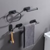 Juego accesorios adhesivos para baño 4 piezas acero inoxidable Juego accesorios adhesivos para baño 4 piezas acero inoxidable