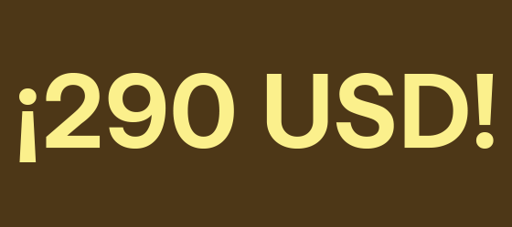 Oportunidades a USD 290