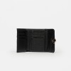 Billetera The Circle En Cuero Graneado Negro