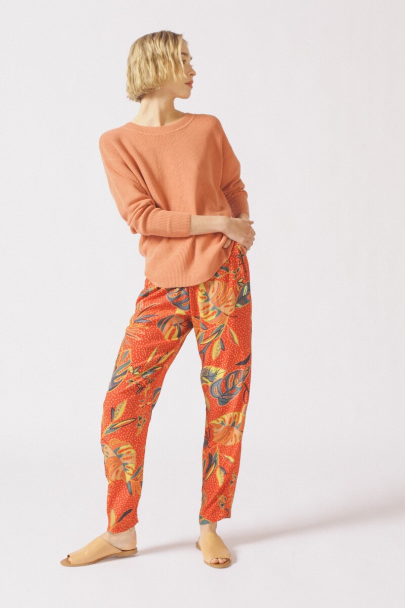 Pantalón Pinza Bermellon