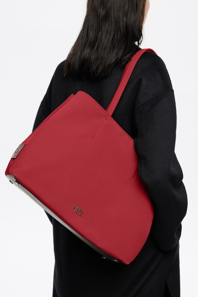 BOLSO SHOPPER Rojo
