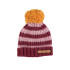 Gorro de lana Piu Rosa y frambuesa