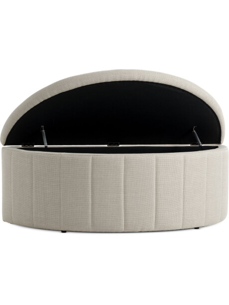 Banco KAPPEL con almacenaje tela arena cl Banco KAPPEL con almacenaje tela arena cl