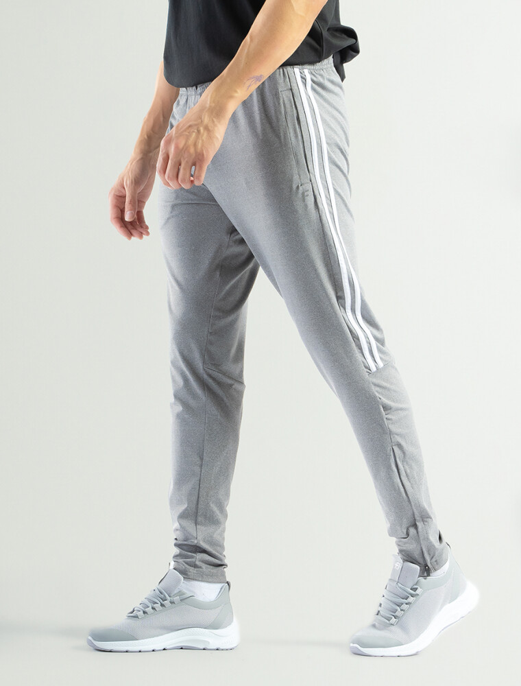 Pantalón Deportivo Dry Fit Amsterdam Gris Melange