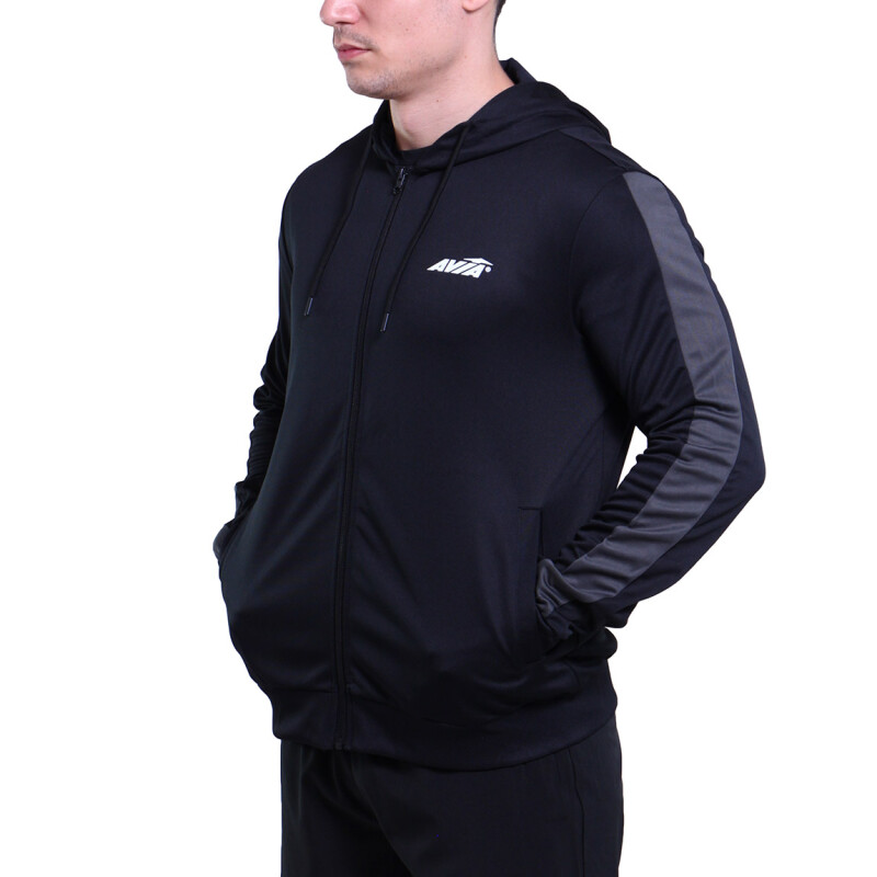 Campera Deportiva Hombre Avia King Negro-gris Oscuro