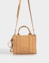 City Cartera City Cuerina - Marron Camel