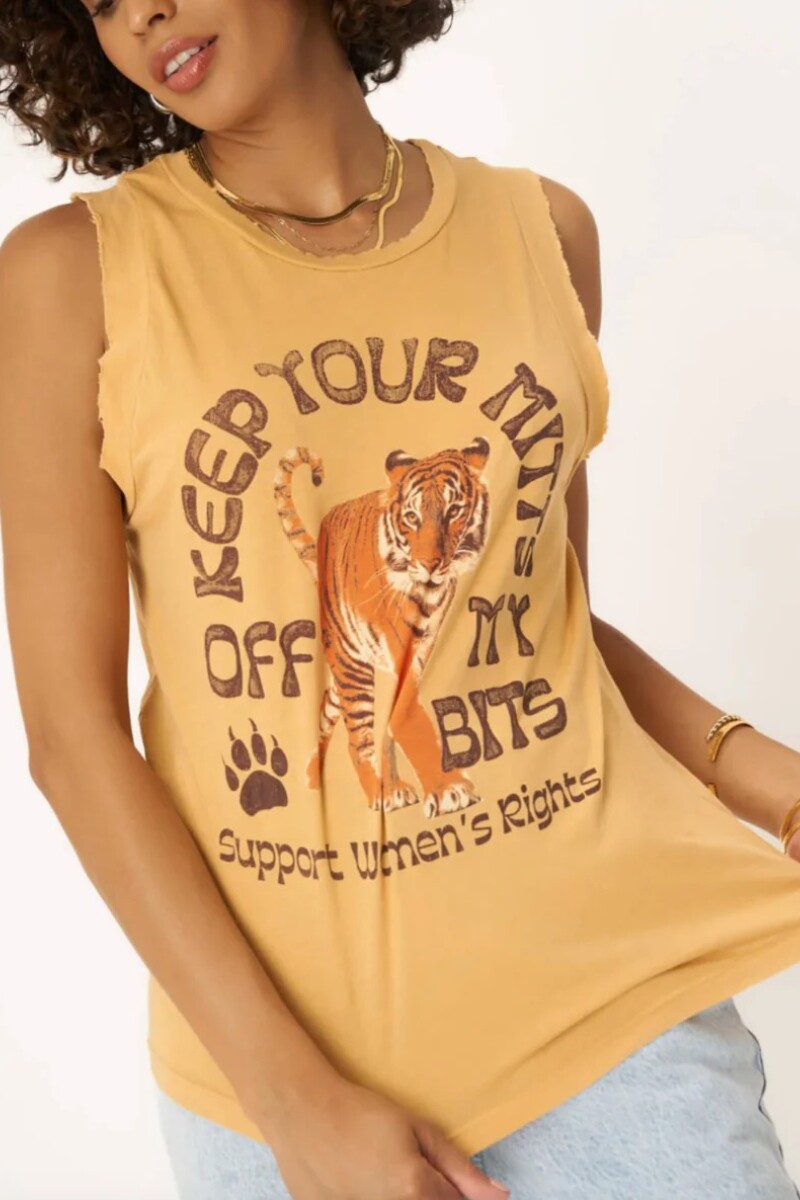 REMERA NO MITTS Mostaza