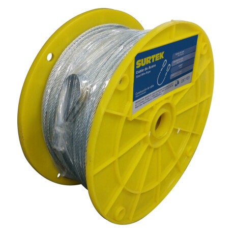 Cable Acero 7x7 - 1/8" X Mt Surtek Cable Acero 7x7 - 1/8" X Mt Surtek
