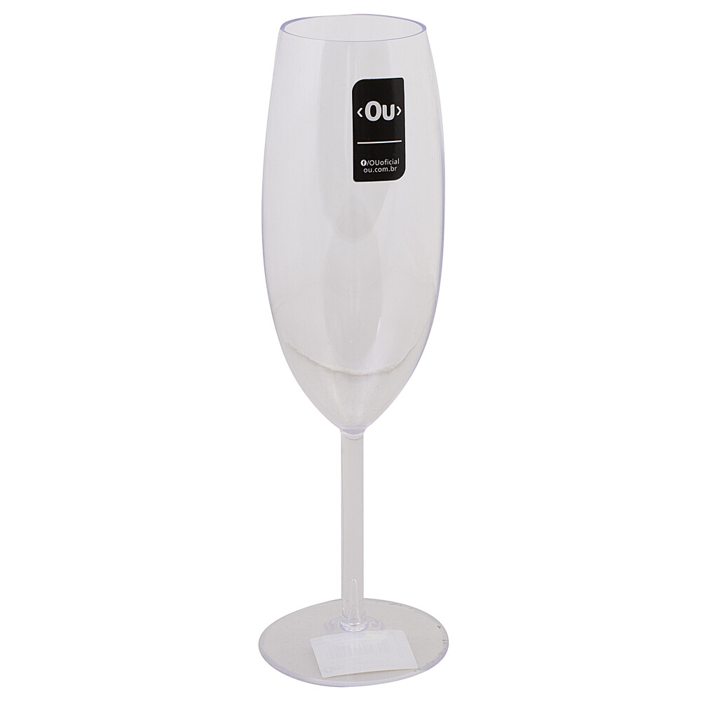 COPA CHAMPGNE PLASTICO TRANSPARENTE 280ML
