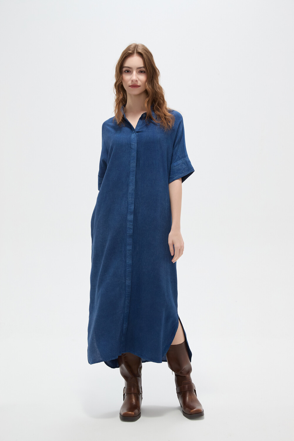 Tunica Kamena Azul Indigo