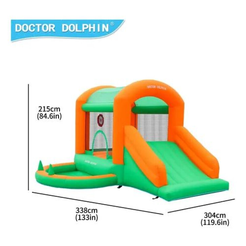 Inflabe Casa Naranja- Doctor Dolphin Inflabe Casa Naranja- Doctor Dolphin