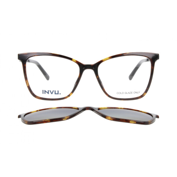 INVU Clip-On M4205B col Demi/black polarizado Invu Clip-on M4205b Col Demi/black Polarizado