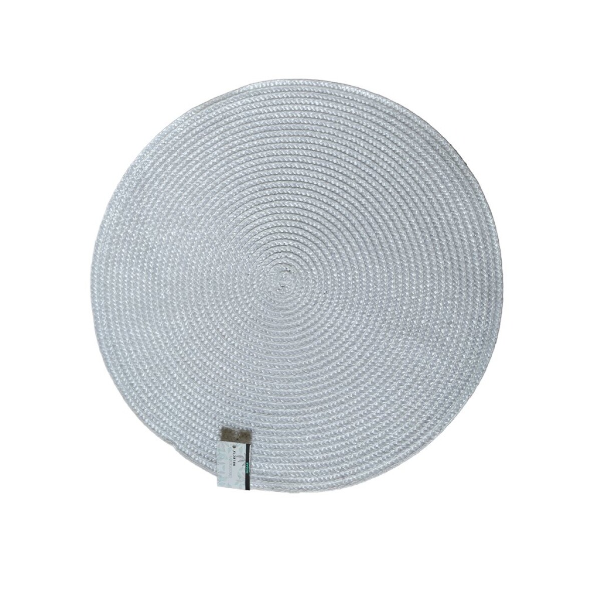 INDIVIDUAL TEJIDO CIRCULAR D38CM BLANCO 
