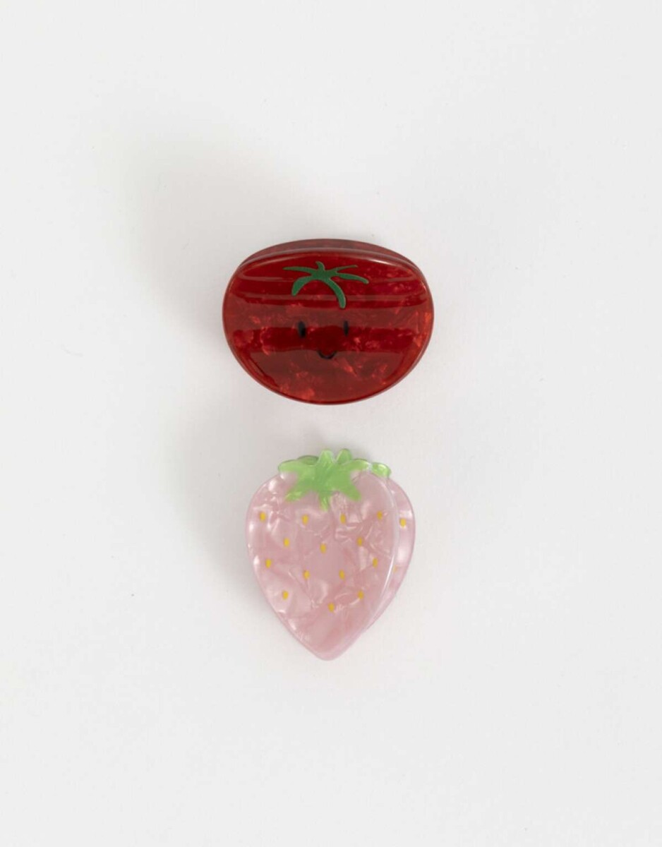 Set De Mini Broches Infantiles - Combinacion Bicolor 