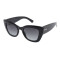 Lentes De Sol Policarbonato Chilli Beans Cat Gradiente/Negro