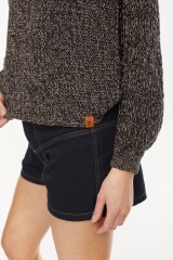Sweater Agora Negro/Beige