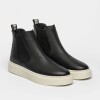 Sneaker Billie En Cuero Graneado Negro